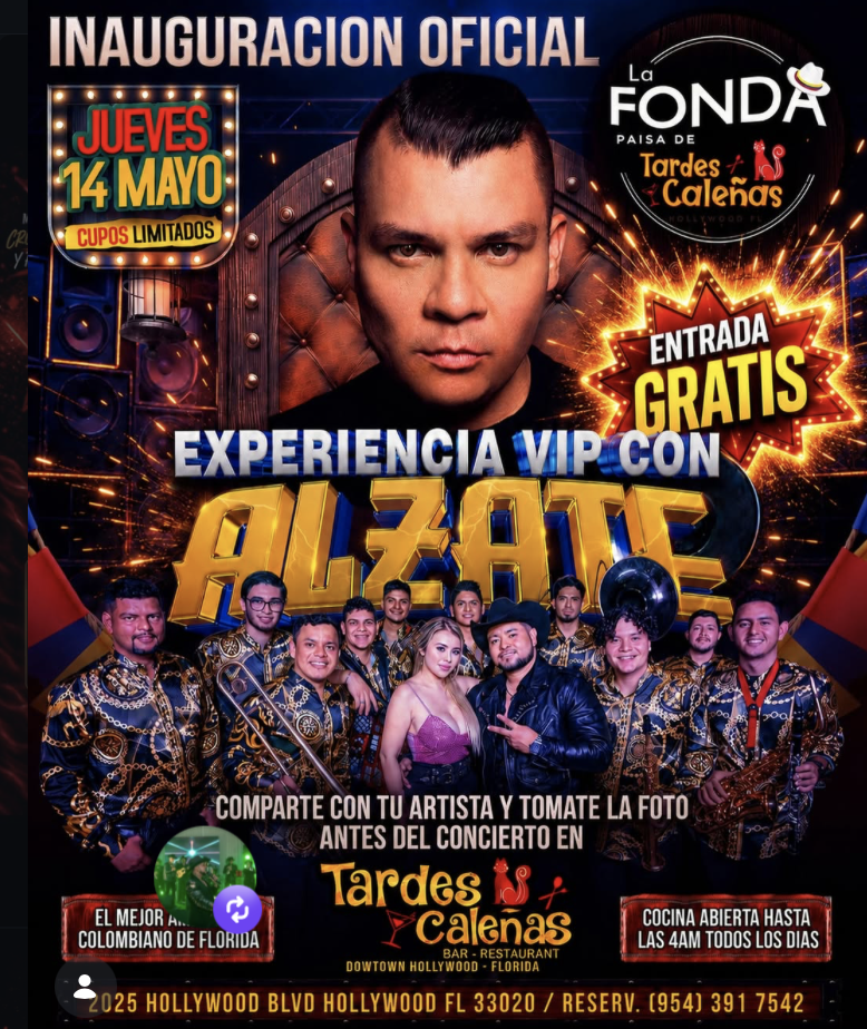 Cena con Sentimiento
